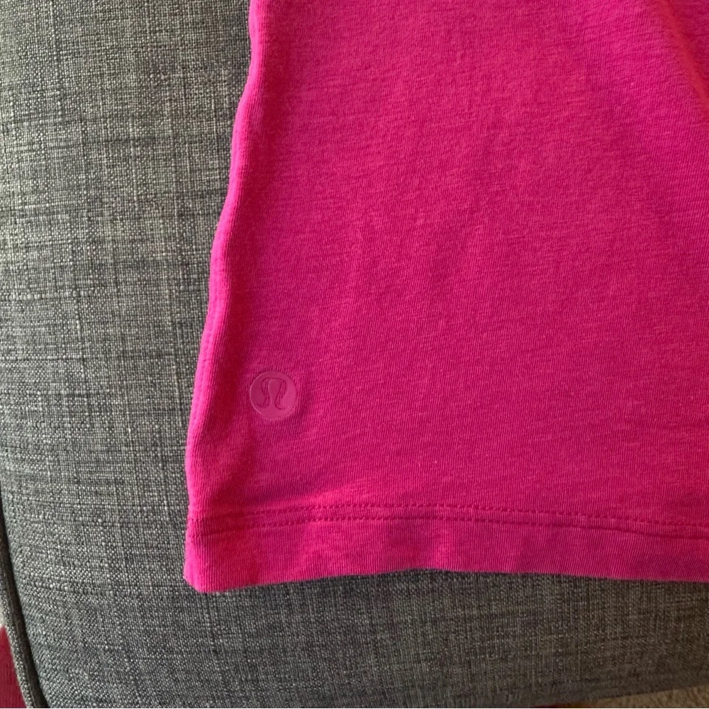 Lululemon All Yours Tee Tank, Color: Ripened Raspberry, sz 10 - Picture 3 of 3